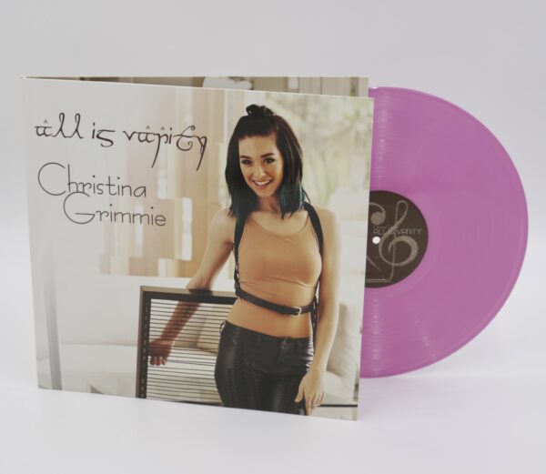 All Is Vanity purple vinyl record